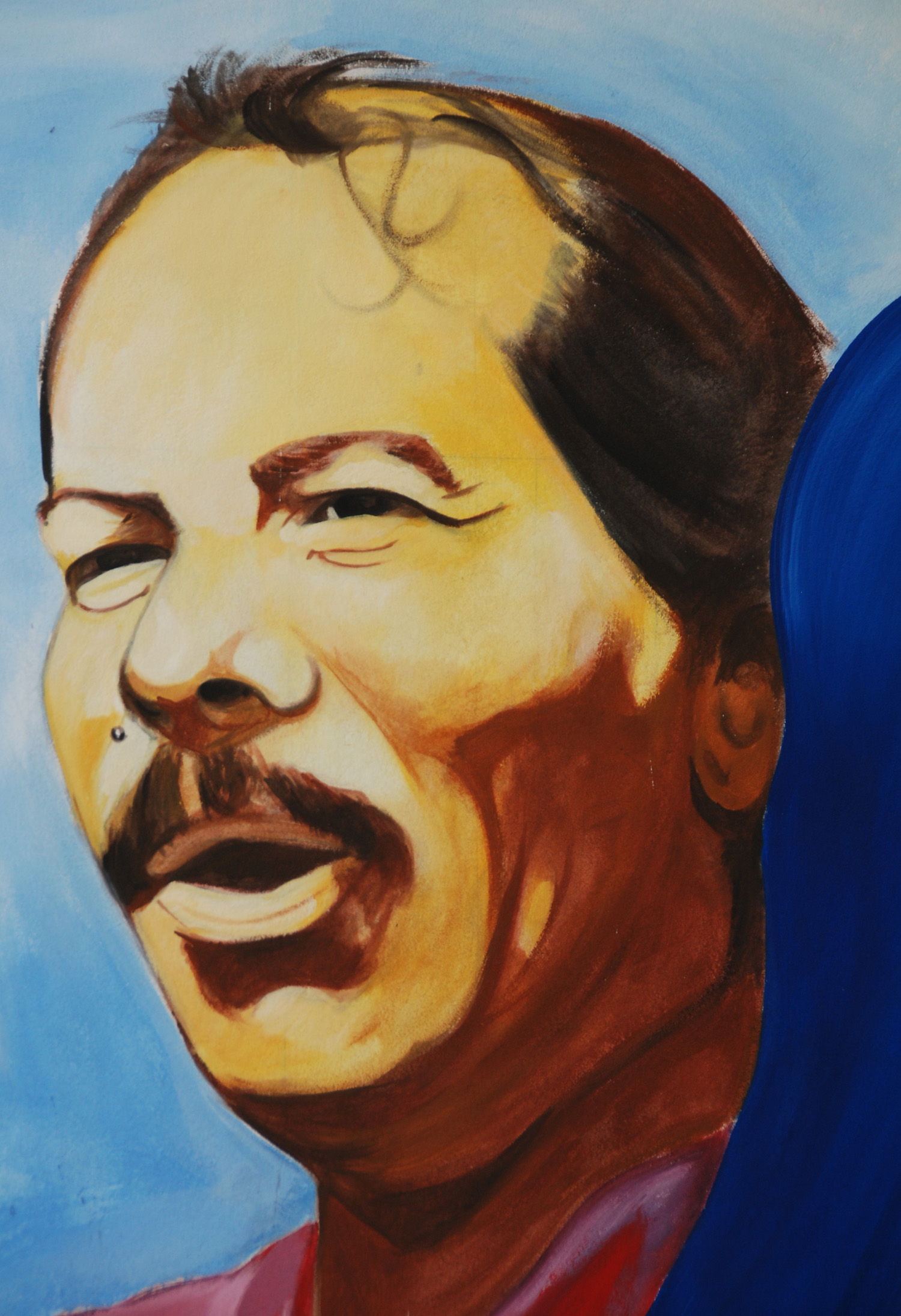 Wandgemälde von <b>Daniel Ortega</b> in Managua - dsc_8304