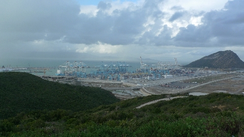 der neue Hafen Tanger Med