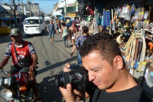 Davi Marcos auf Motivsuche in der Favela "Maré"