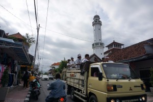 Das Minarett der Moschee in Gel Gel