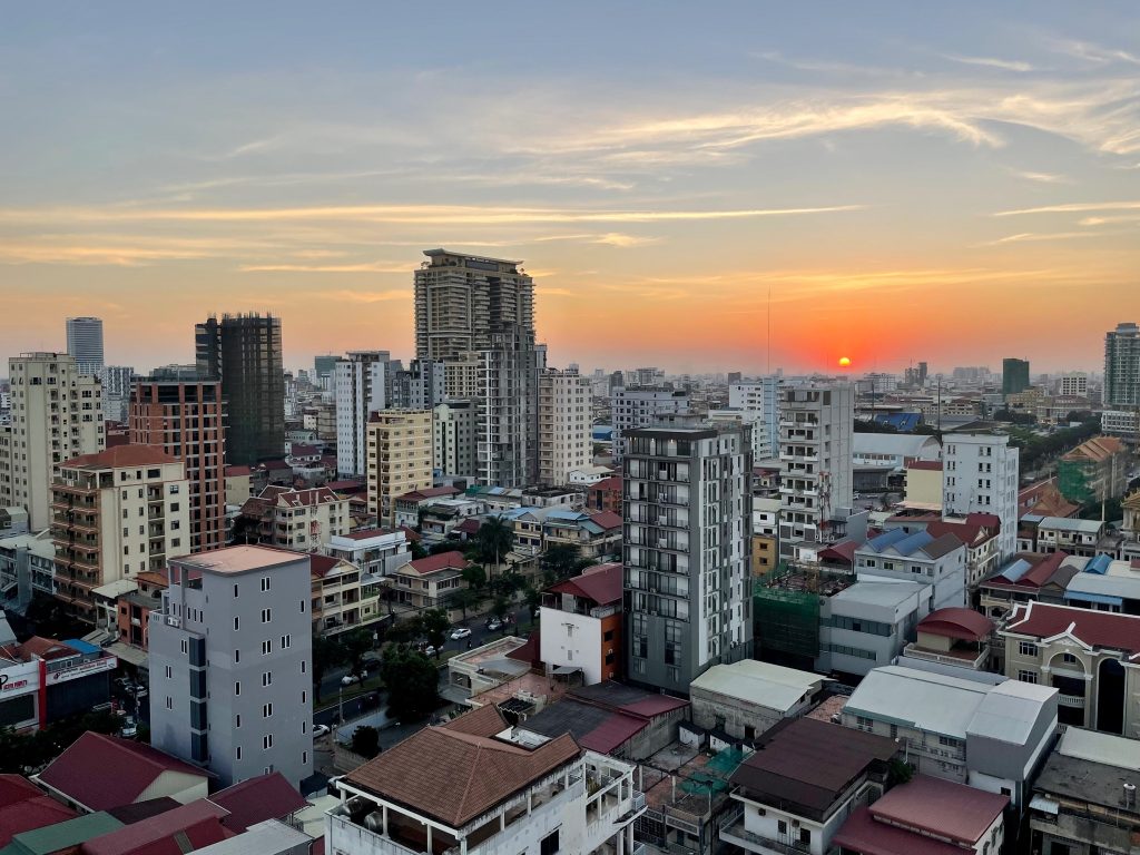 Phnom Penh am Abend